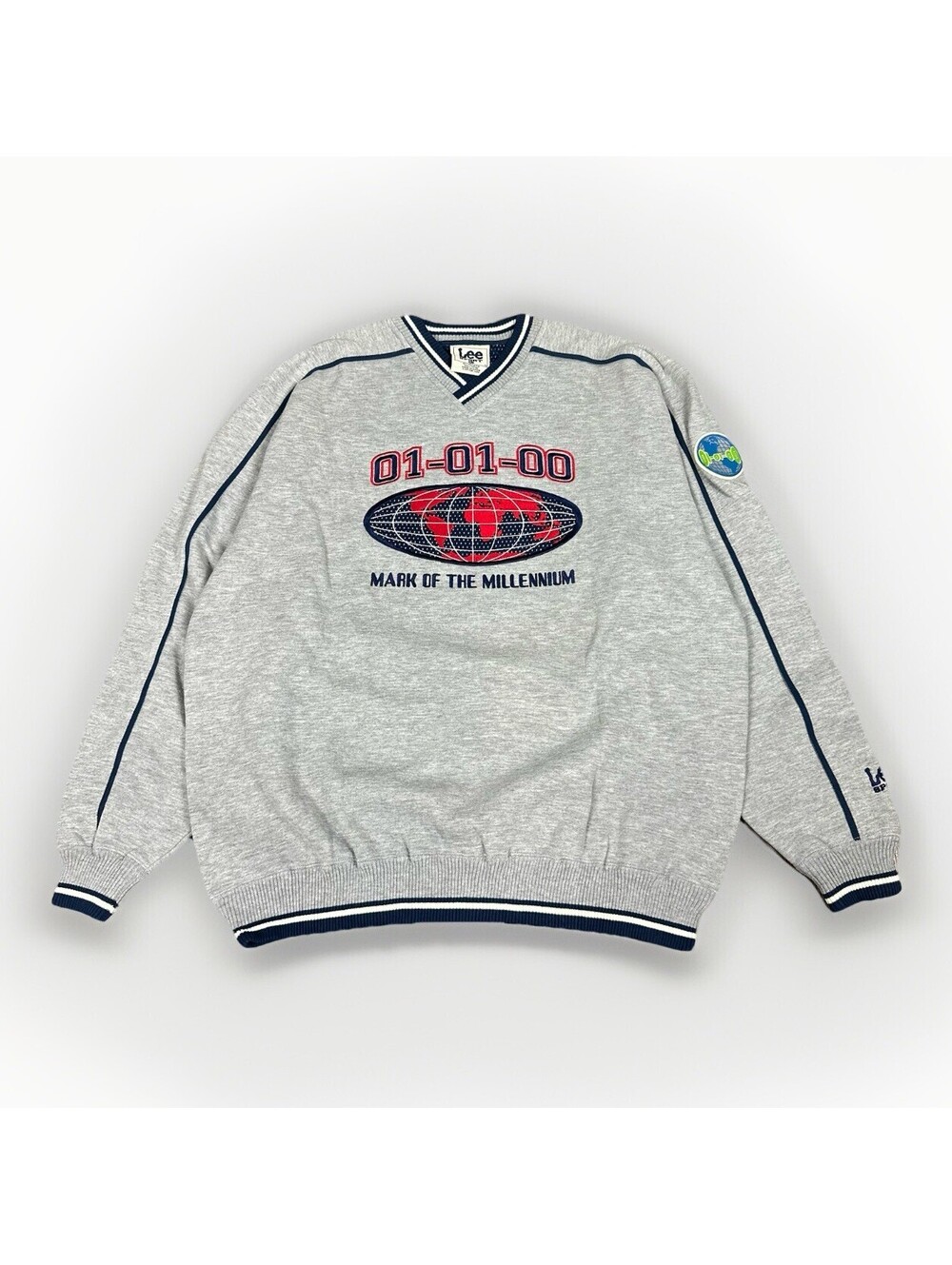 Vintage 90s mark of the millennium crew neck pullover Sweatshirt men Size large